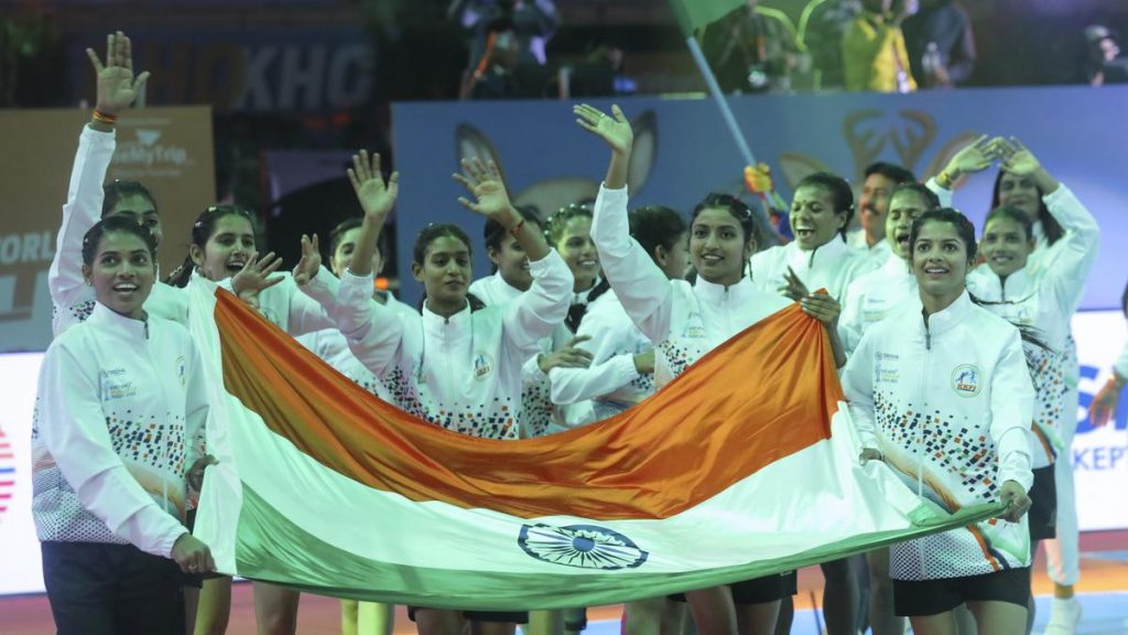 India's women Kho-Kho team etches their name in history books, winning the World Cup 2025. Unbeaten run culminates in a spectacular 78-40 victory over Nepal.